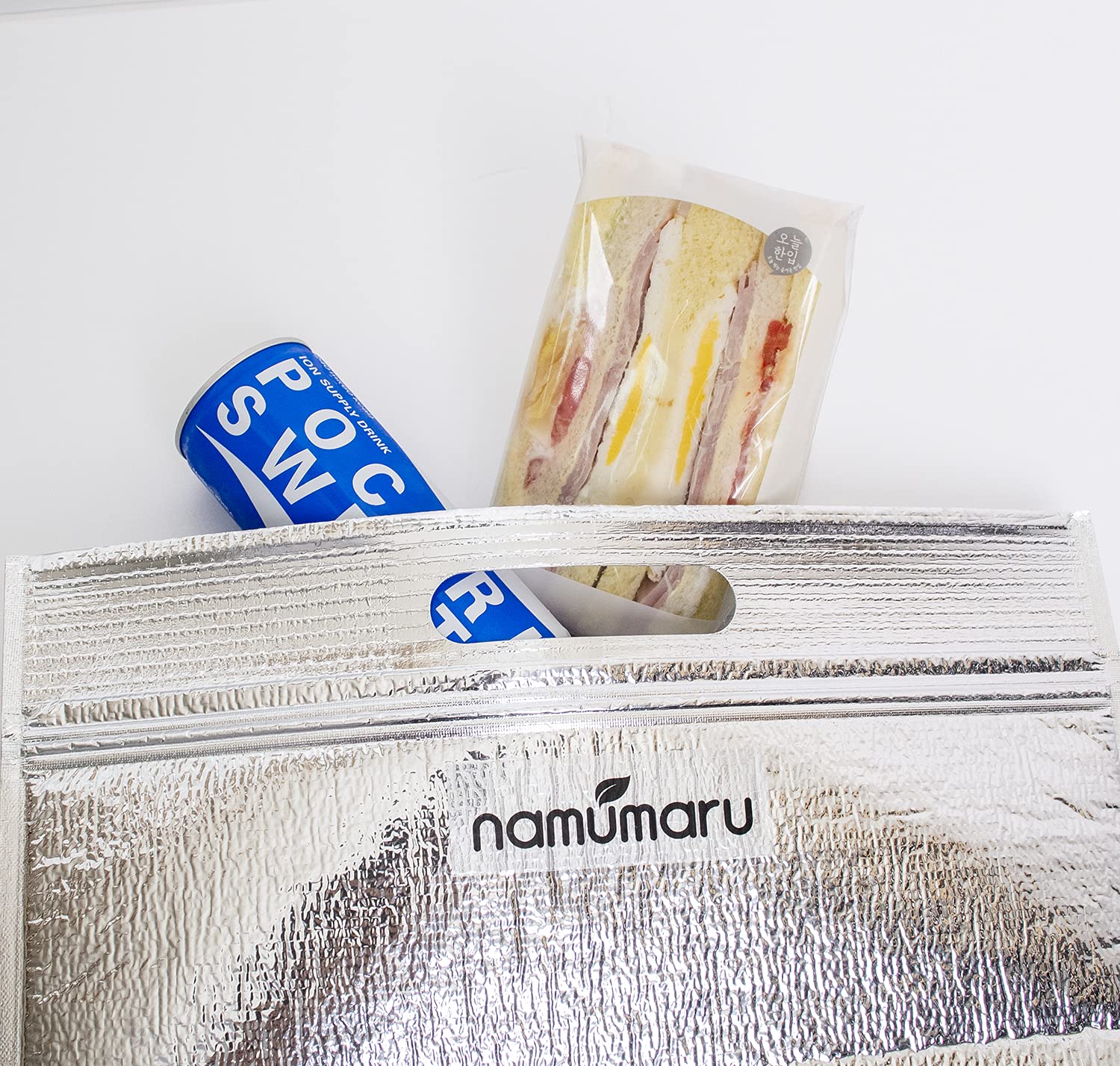 Ziploc シルバー Sサイズ ランチバッグ Ziploc シルバー Sサイズ ランチバッグ NAMUMARU 断熱 イージージップ